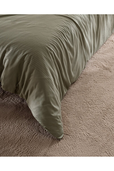 Madame Coco Reverie Çift Kişilik Bambu Armürlü Nevresim Takımı - Haki