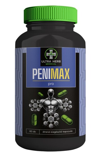 Pills Dietary Supplement, Ultra Herb Medical, Penimax Pro, 60 Capsules