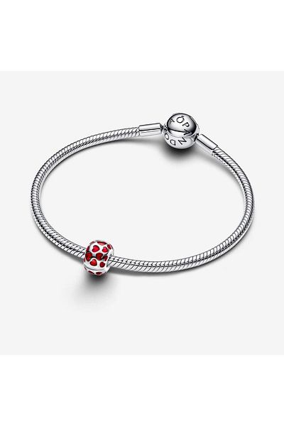 Belora Charm compatible with Pandora bracelet, Red Love