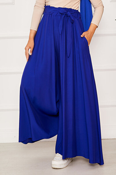 EBRUTESETTÜR Kuşak Detaylı Etek Pantolon