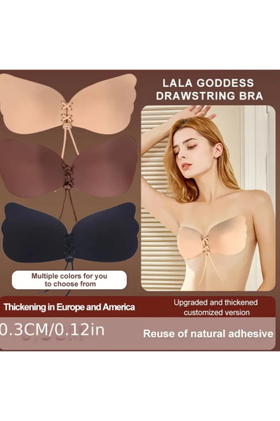 CN fără cusături Sutien fără bretele, sutien push-up reutilizabil pentru femei