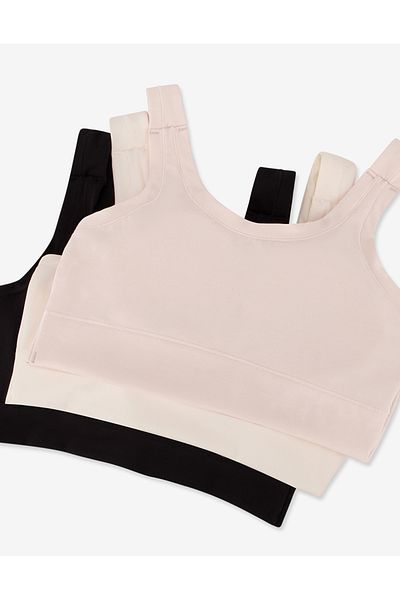 Nayomi Dream Non-Padded No Vpl Lounge Bras (Pack Of 3)