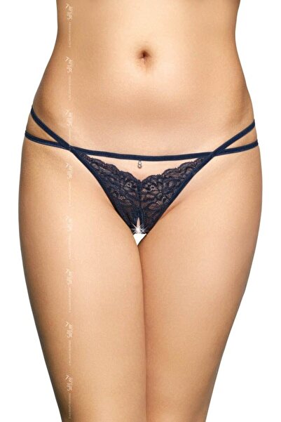 Softline Chilot tip tanga, Softline, Model 2496, Albastru, S/M