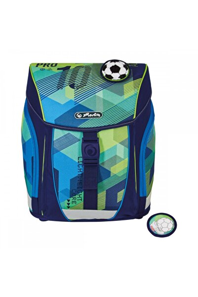 Herlitz Rucsac Filolight neechipat, Green Goal, Culoare Multicolor, Material ...