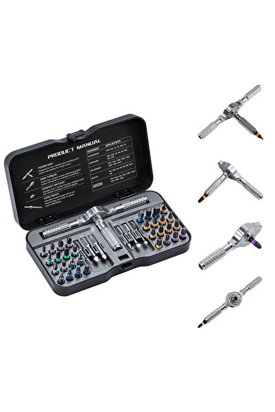 Choice3 مجموعة مفكات براغي متعددة الوظائف من VMAN، 40 في 1، 24/66/100 في 1، ر...