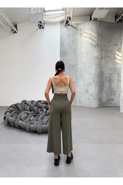 modamtn    230 Gr Poly Viscose Full Lycra Trousers with Metal Buckle Accessories