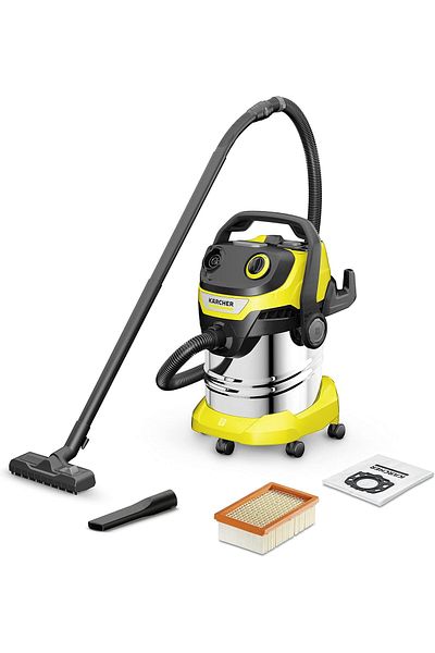 Karcher WD 5 Wet & Dry Vacuum Cleaner, 25-Liter Container, Multi-Purpose Home Cleaning,