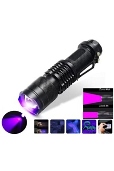 OEM Lanternă UV ultravioletă 395 nm, focalizare puternică a luminii, carcasă metalică