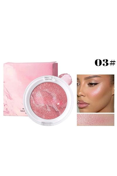 Belora Paletă Blush & Highlighter, 3 Nuanțe - #03
