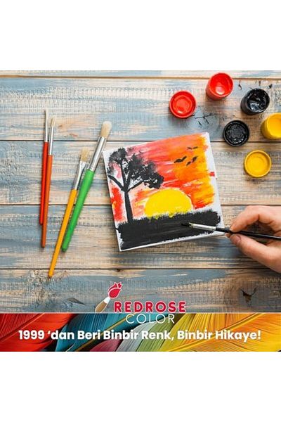 LiderGlobal . Rose Pink Gouache Paint 500 Gr 903970
