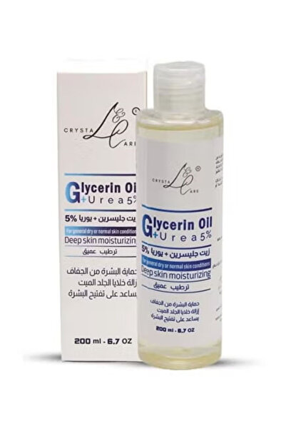 CRYSTAL زيت غليسرين باليوريا بنسبة 5% من كنوز 200 مل