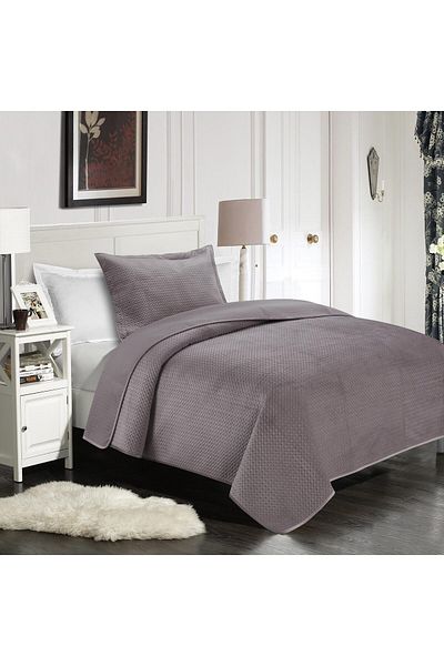 Cottage 3 Pcs Velvet Bedspread