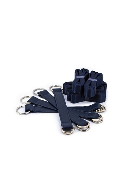 Ns Toys Bed Restraint Set, Bondage Couture, Blue
