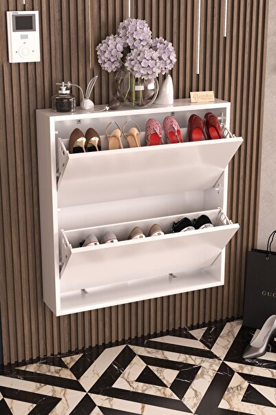 Pratico Balance 2 Düşer Kapaklı Ayakkabı Dolabı