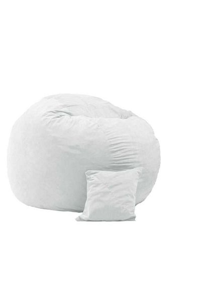 Pufrelax Set de tablouri King Size XL cu pene, material textil - gri angora