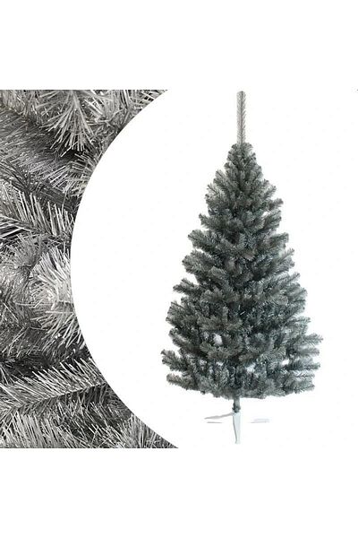PROCART Silver artificial fir tree, Imperial Grey, height 200 cm, stand included