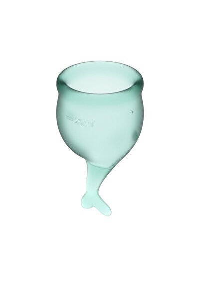 Satisfyer Cupă menstruală, Satisfyer, Feel Secure, Verde închis