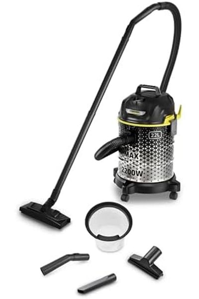 Karcher Drum Vacuum Cleaner, 2200W Max Power with 22L Container and Blower Function