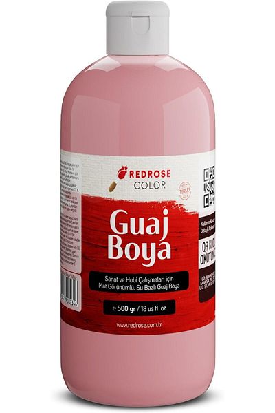 LiderGlobal . Rose Pink Gouache Paint 500 Gr 903970