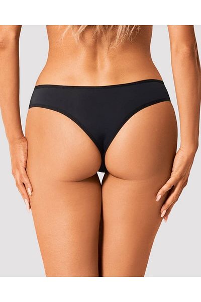 obsessive Bella Rou Panties, Obsessive, M/L, Black Lace