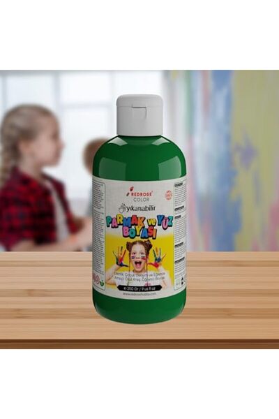 LiderGlobal . Rose Green Finger Paint 250 Gr 903970