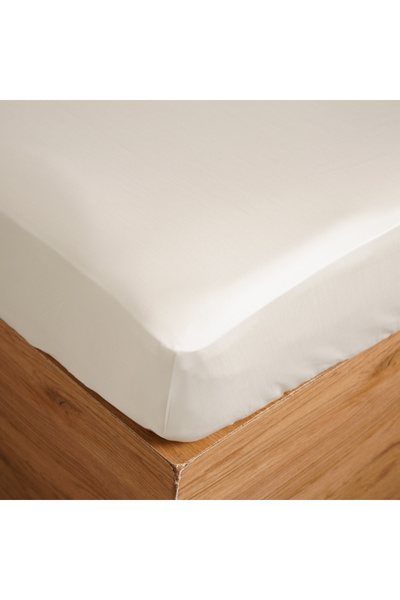 AMBRA 600 TC supima cotton fitted sheet - 180*200 light blue