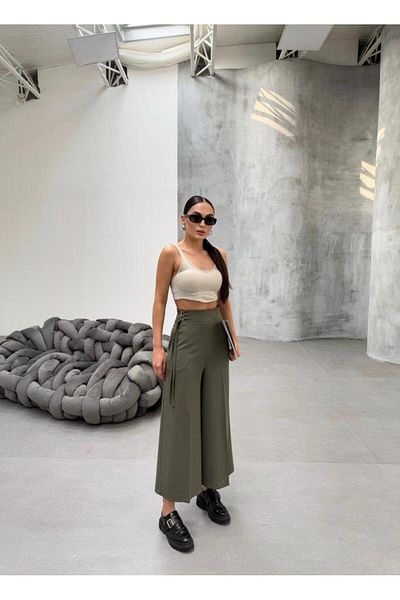 modamtn    230 Gr Poly Viscose Full Lycra Trousers with Metal Buckle Accessories