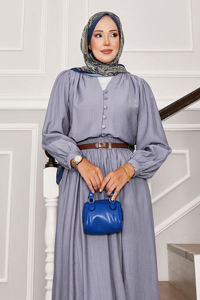 EBRUTESETTÜR Brit Button Detailed Skirted Double Suit