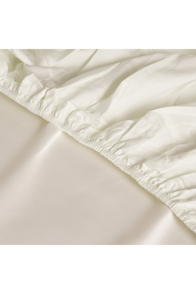 AMBRA 600 TC supima cotton fitted sheet - 180*200 light blue