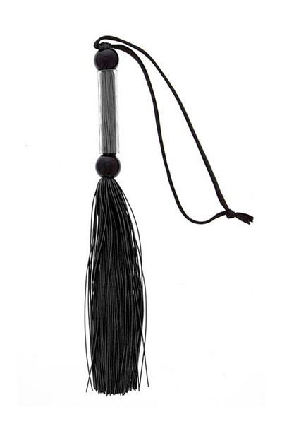 Guilty Pleasure Silicone Whip, Guilty Pleasure, 25.6 cm, Black
