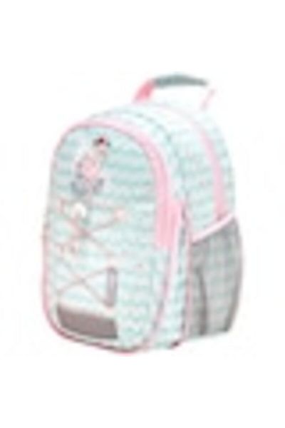 Belmil Rucsac mini Kiddy, multicolor, design Little Flamingo, material poliester, dimensiuni 9x20x23 cm