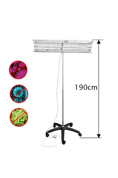 PROCART Lampă bactericidă UVC 30W, portabilă cu suport telescopic, sterilizare 30 mp