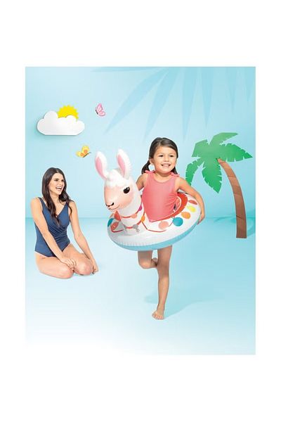Intex حلقة سباحة قابلة للنفخ على شكل حيوان كبير 107×58 سم