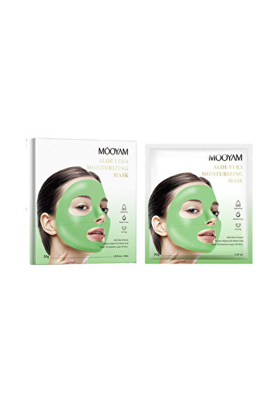 MÖOYAM Collagen and Aloe Vera Facial Mask - Hydrates, Repairs and Restores Skin Elasticity