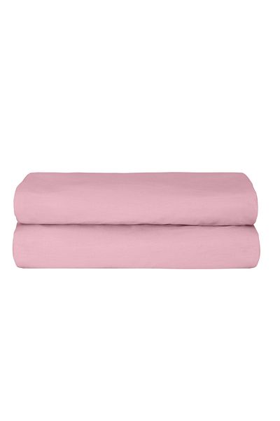 Altınbaşak Freesia Διπλό Εφαρμοσμένο Σεντόνι Ranforce 160x200+35 cm Πούδρα