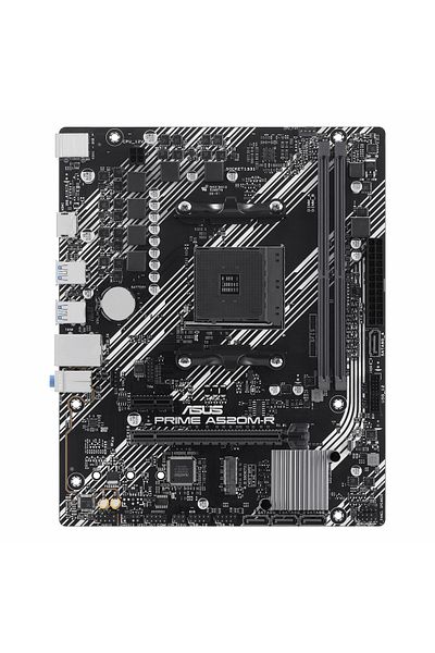 ASUS اللوحة الأم Prime A520M-R DDR4 (5100 ميجا هرتز) OC M.2 HDMI PCIe 3.0 AM4 mATX