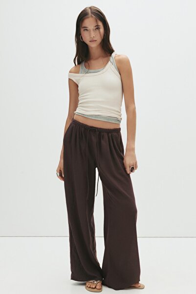 Pull & Bear Rustik dökümlü pantolon