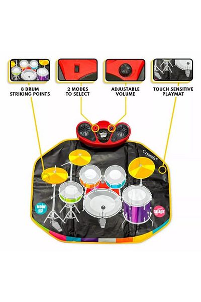 OEM Covoraș muzical cu tobe pentru copii și MP3 inclus