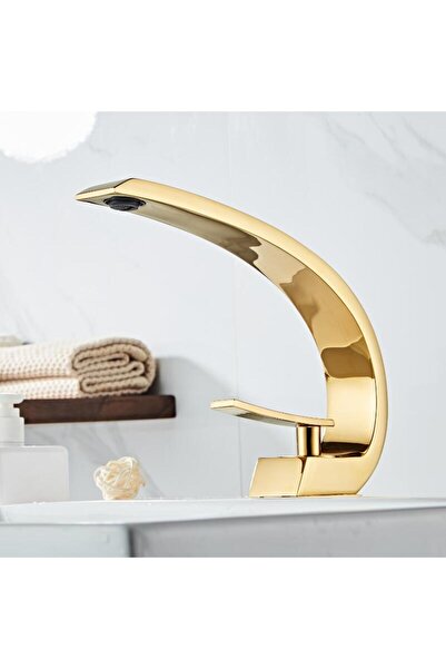 Rain Drop De la Robinetul Meu Baterie lavoar baie, din alama, Auriu stralucitor