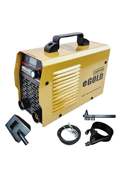 Campion Aparat de sudura eGold MMA 400, invertor, anti lipire, cablu 3 metri,...