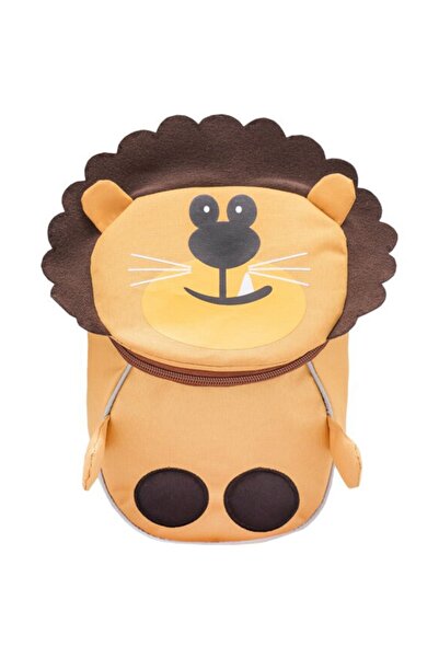 Belmil Rucsac mini cu animale, culoare galbenă, design mini leu, material poliester, dimensiuni 11x18x25 cm