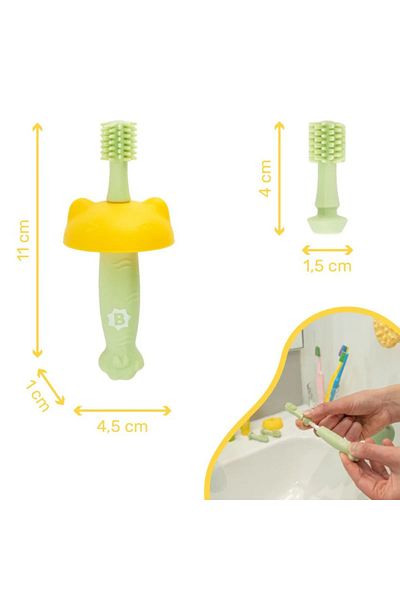 Badabulle silicone toothbrush for babies
