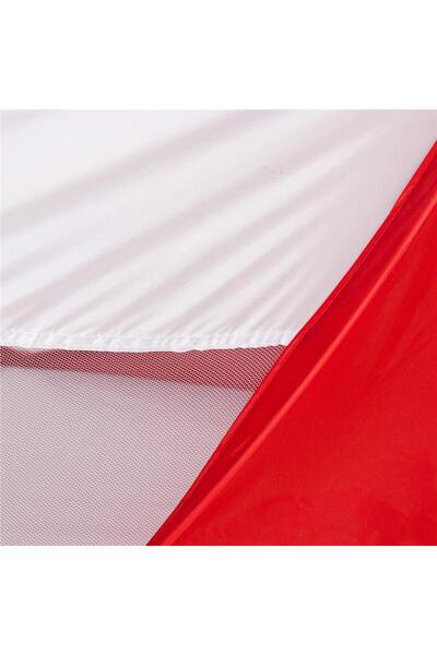 OEM Sersimo semi-open beach and picnic tent, UV protection, 200x120x95cm, red