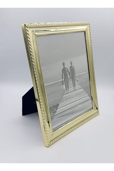Generic إطار صورة مطلي بالذهب 20 × 30 سم