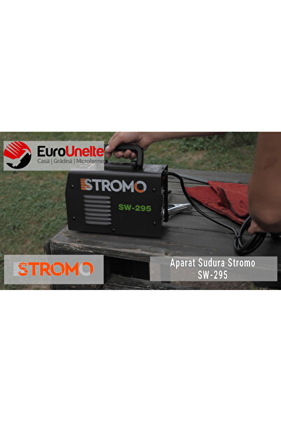 Stromo Set Aparat Sudura 295A + Masca Automata + Palmari Cadou, Electrod 1.6-5mm, Invertor Model Nou