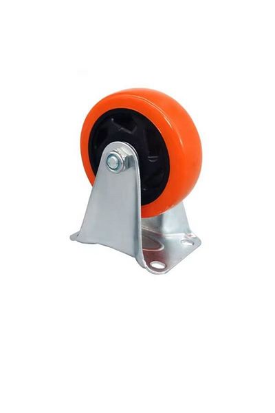 Best Tools Orange fixed sofa wheel cover made of plastic 125mm