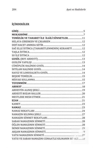 Mercan Kitap With Verses and Hadiths Our Prophet (S.A.V.) Circumcisions (Regenerated Edition)