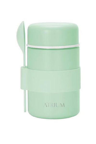 Atrium 400ml Insulated Lunch Box – Stainless Steel Vacuum Container with Spoon and Silicone Holder