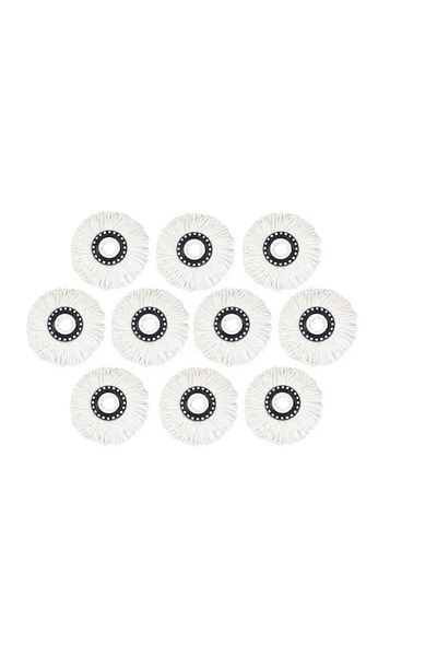 Zambak Plastik Set 10 rezerve mop ZAMBAK Plastic Clean 360, microfibra