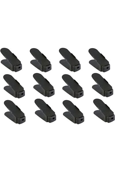 OEM Set 12 x Organizator de pantofi negru, ShoeSlotz Grunberg